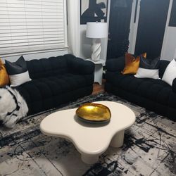  Black Sofa & Loveseat,  Excellent Condition!