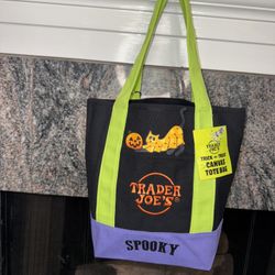 Trader Joes Mini Tote Halloween Bag -Designer 