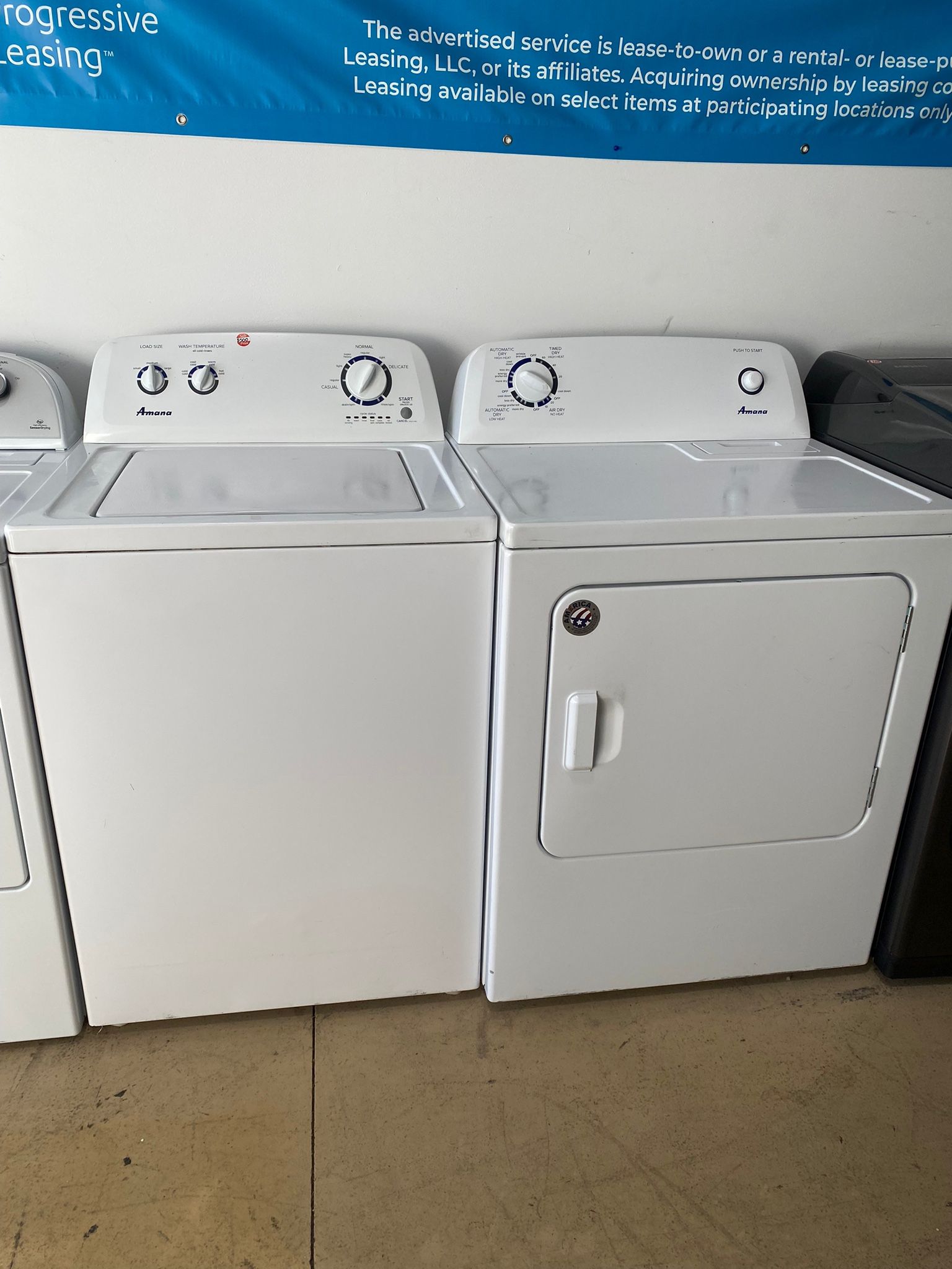 Amana Washer And Dryer Set