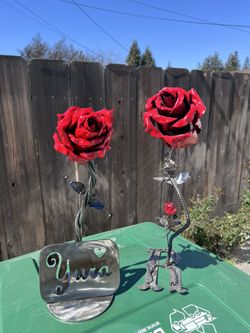 Metal Rose Art 
