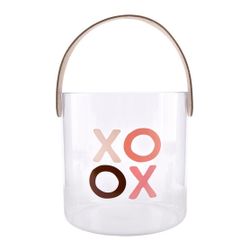 5" Acrylic Bucket - XOXO, New in box.