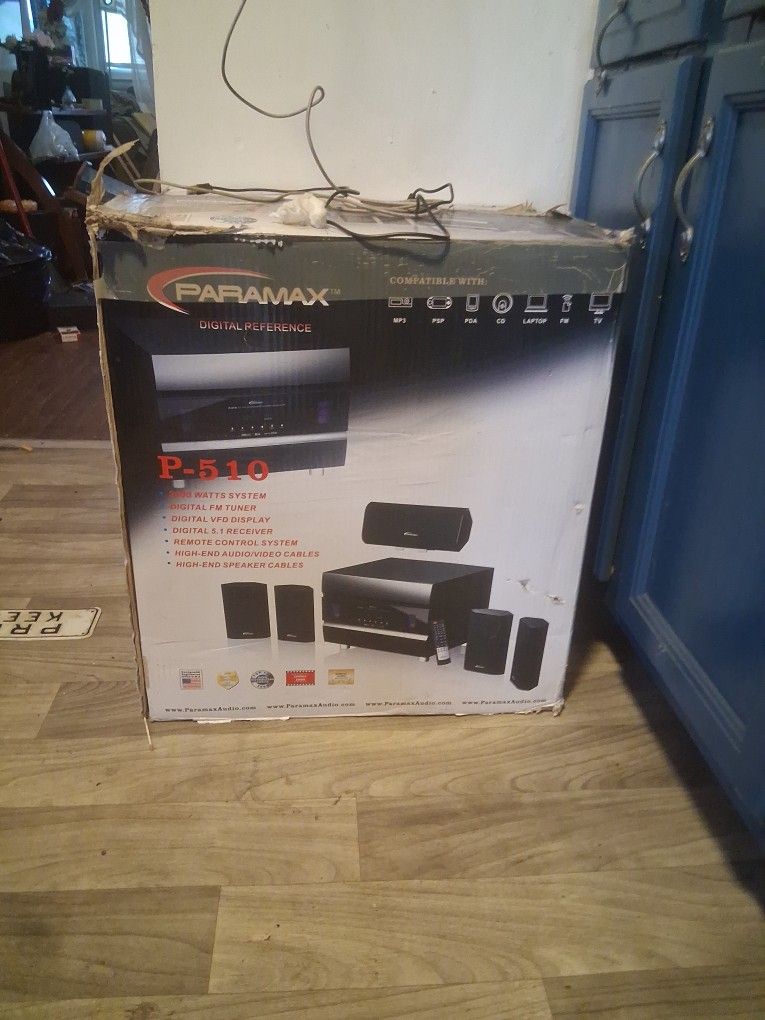 P-510 Paramax Receiver in surround sound Set.