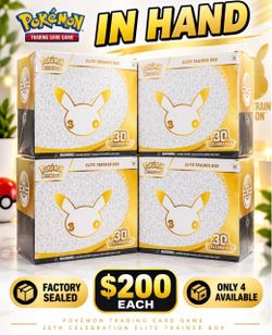 🔥 Pokémon 30th Celebration Elite Trainer Box – IN HAND! 🔥