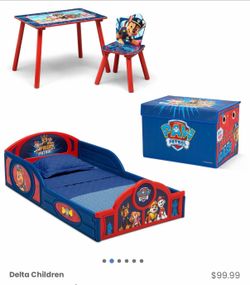 Paw Patrol/ Paw Patrol room in a box/ 4 piece bedroom set/ Kids/ toys/ furniture/ New