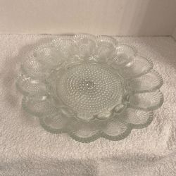 Vintage Glass Egg Holder