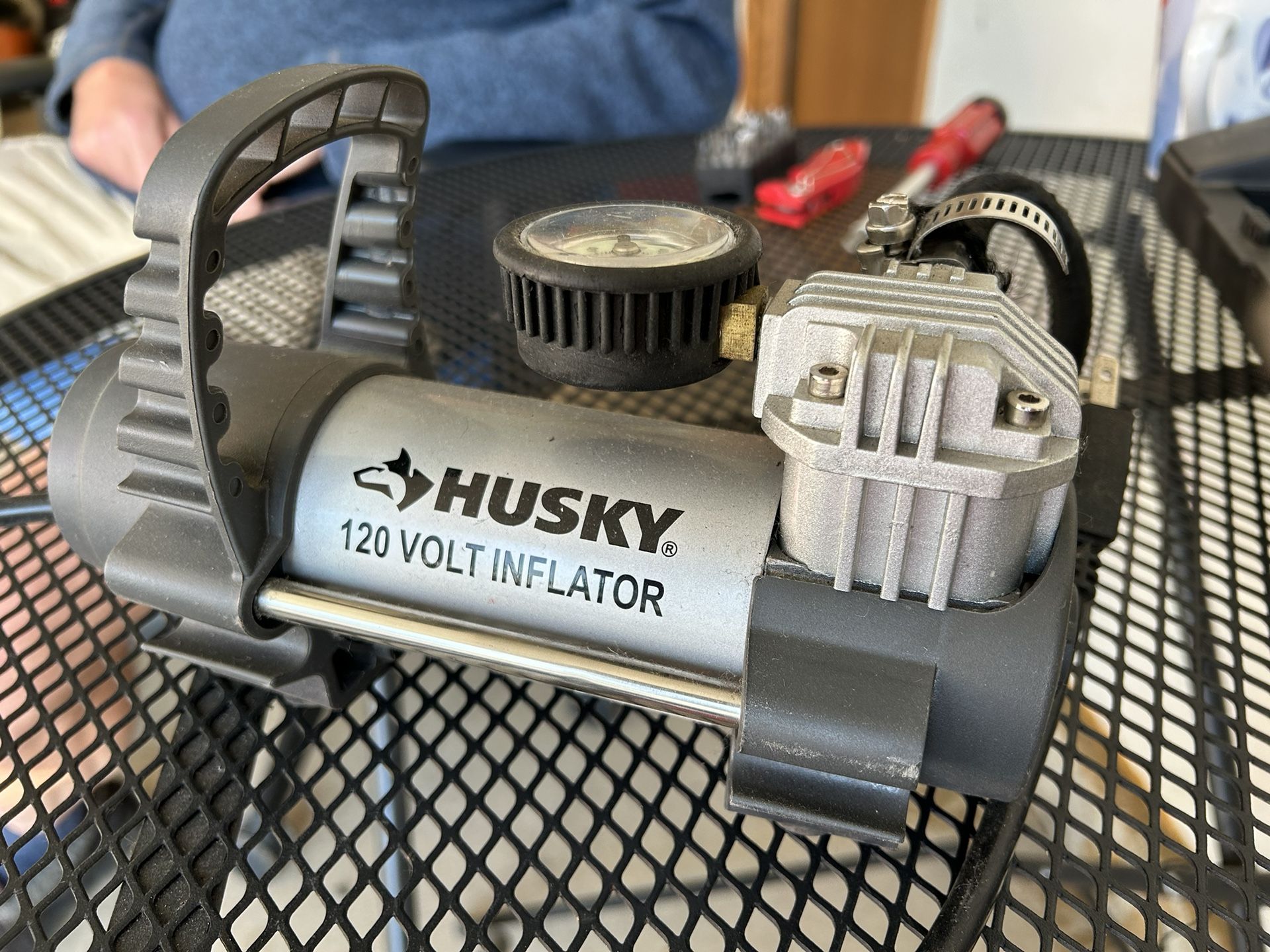 Husky 120-Volt 0-130psi Tire Inflator Air Pump - Model 365-164