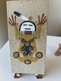 Authentic Navajo “Mother Earth” Sand, Painting