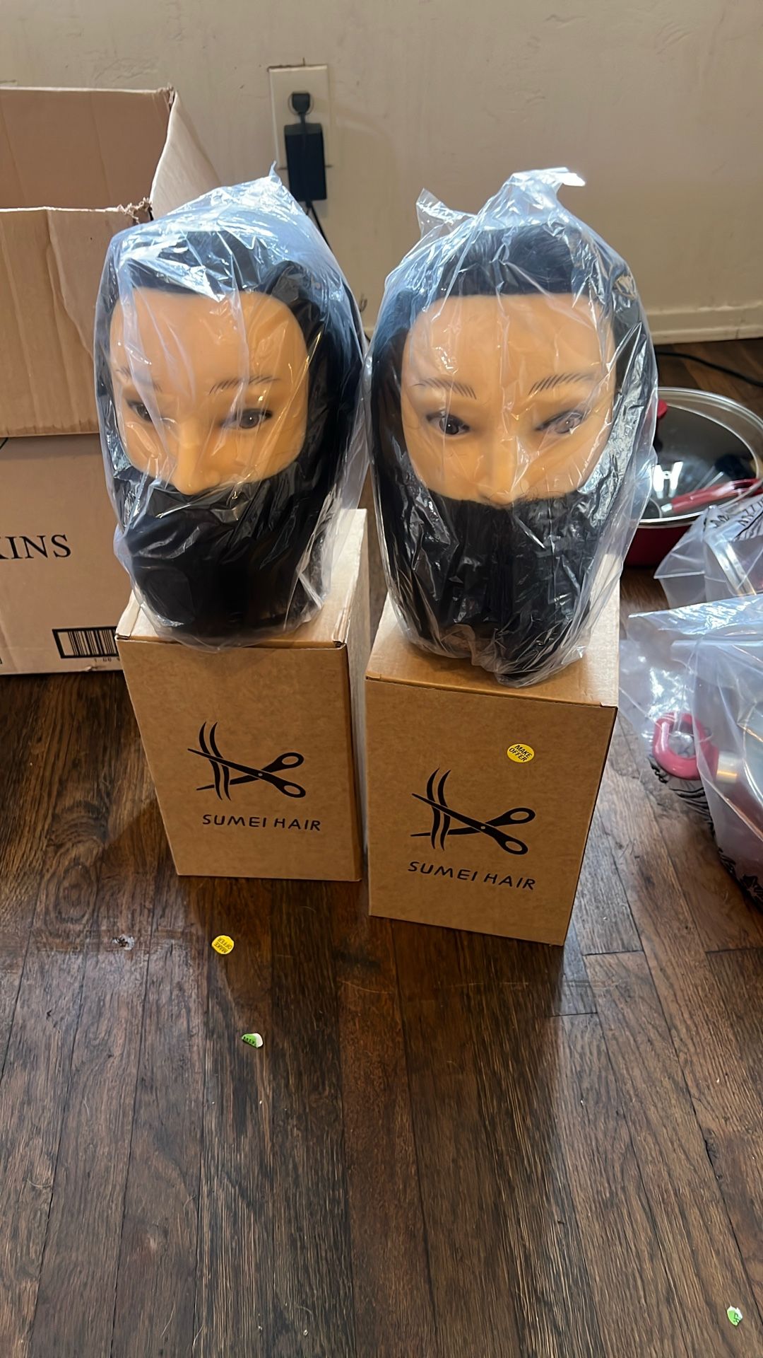 Summer Hair Mannequin Heads
