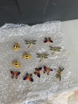 Butterfly, dragonfly, clips