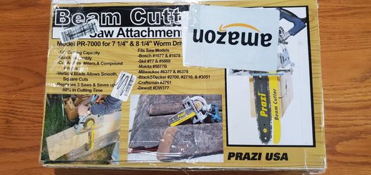 Prazi Beam Cutter Attachment For Worm Drive Saw