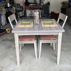 Farmhouse kitchen dining table and Chairs home furniture