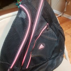 Adidas Pink &blk Sling Backpack Good Condition $10