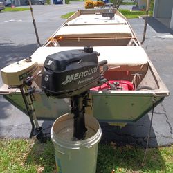 Nice 14 Ft Flat Bottom Jon Boat