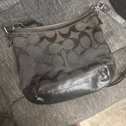 Coach Black Signature Crossbody Bag