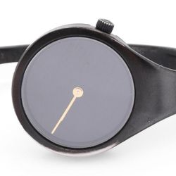 Georg Jensen 336 Vivianna Matte Black PVD Stainless Steel Bangle Watch, 27mm, XS