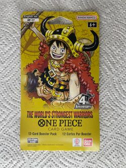 Bandai One Piece Card Game OP-17 The World's Strongest Warriors 12-Card Pack