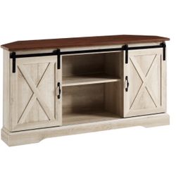 52’ TV Stand with Sliding Doors. 