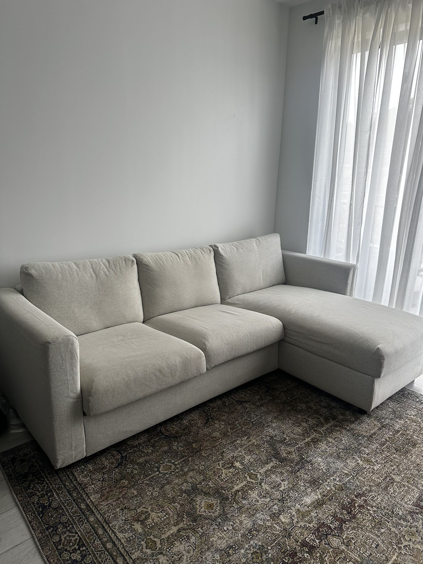 IKEA FINNALA Sectional – Gunnared Beige