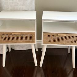Two Small Nightstands