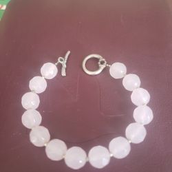 Pink Quartz Bracelet 