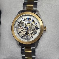 NEW AUTHENTIC Invicta Vintage Mechanical Women's Watch - 34mm, Steel, Gold