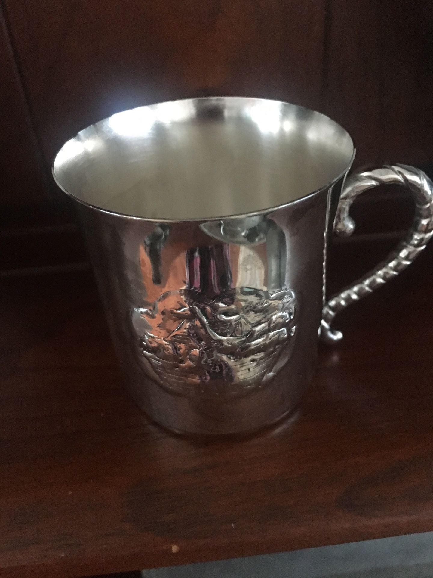 Vintage Gorham Noah's Ark Baby Cup
