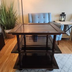  Three Tier Mahogany Table by Baker Furniture 