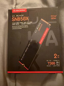 WD Black SN850X 2TB NVMe SSD