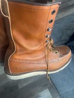 Red wings Mac toe boots