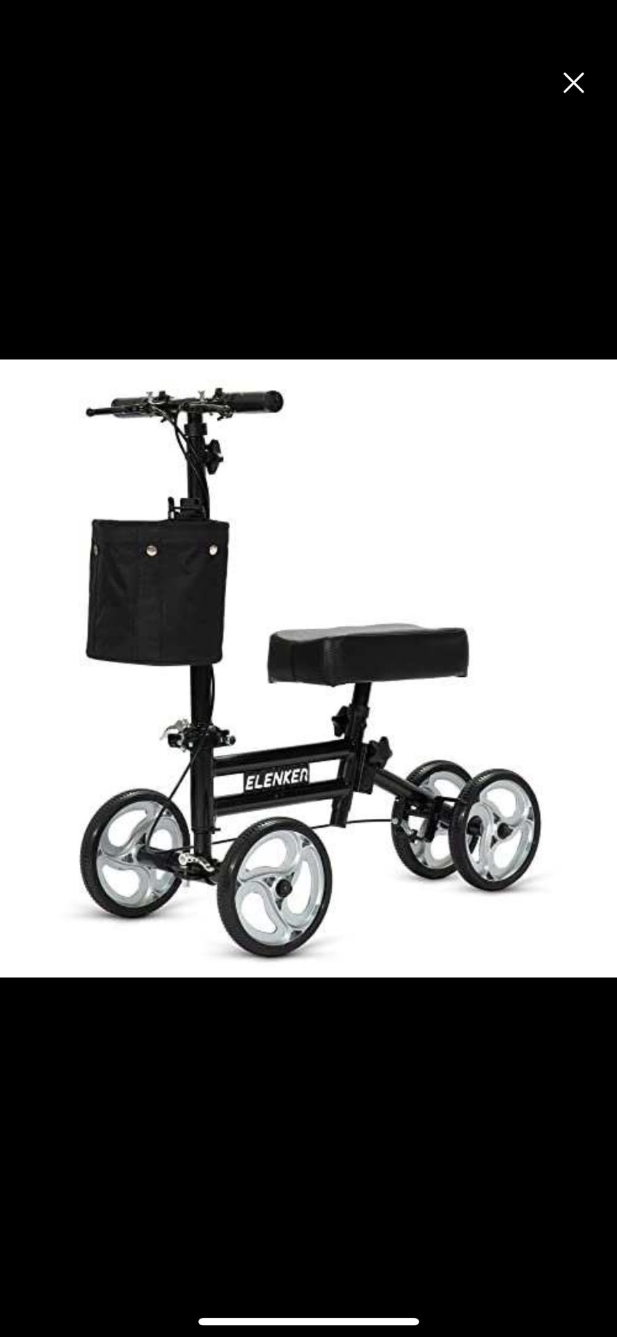 Steerable Knee Scooter For Ankle/ Foot injuries