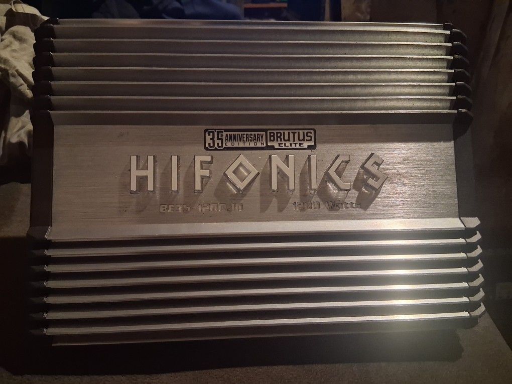 Hifonics Brutus Elite 35th Anniversary Edition
