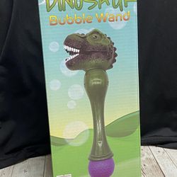 New Dinosaur Musical Bubble Wand