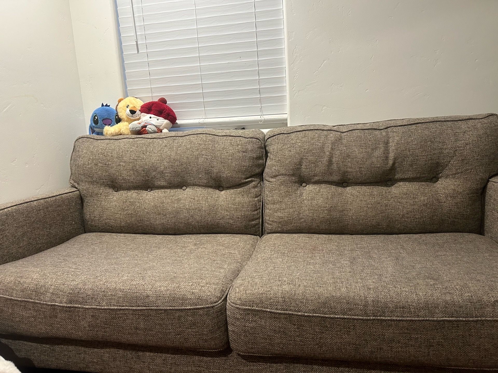 Sofa and TV stand