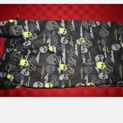 BOYS HANG TEN SKULLS SWIM SUIT LONG BOARD TRUNKS BLACK YOUTH XL  NEW