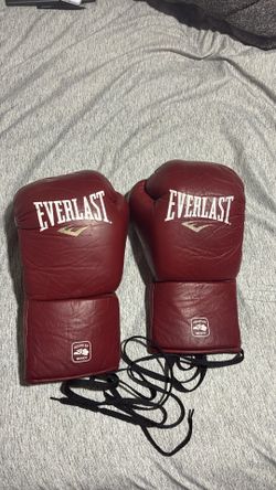 Red Everlast Boxing Gloves