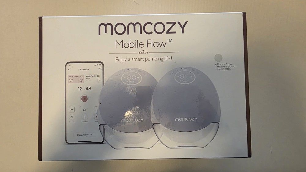 Momcozy Breast Pump Hands Free Upgraded Mobile Flow 2 Pack (Gray)