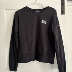Black Crew Neck Columbia Sweatshirt