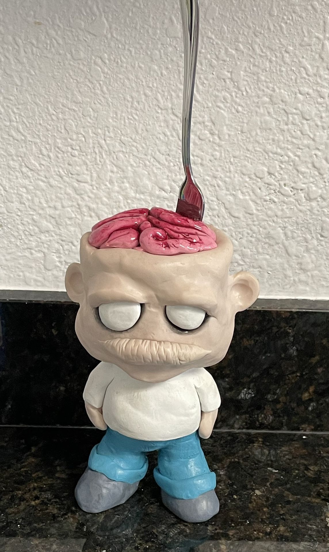 Zombie Clay Model