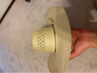 Men’s self forming straw cowboy hat size 7 1/4