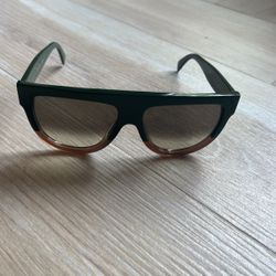 Women’s Green & Brown Celine Sunglasses