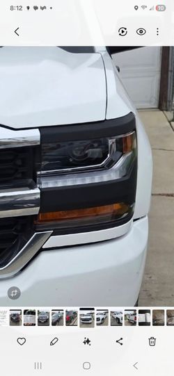 2016-2018 silverado headlights with upgraded LED bulbs.