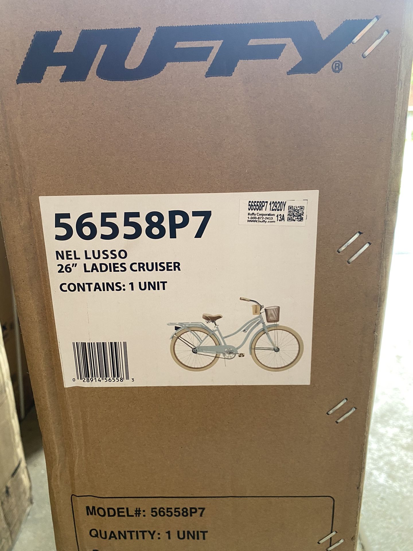 *NEW* Huffy 26" Womens Nel Lusso Cruiser Bike with Perfect Fit Frame, Light Blue