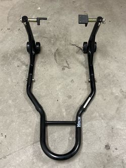 Adjustable motorcycle stand