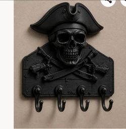 Made to order 3d printed  pirate key holder