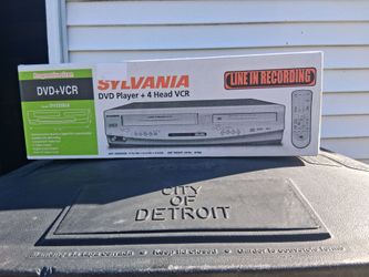 Sylvania DVD Player + 4 Head VCR Combo