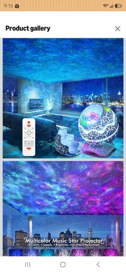Galaxy/Star Egg Projector