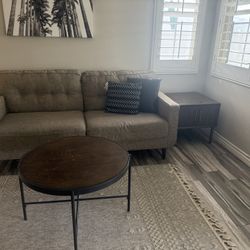 Couch, Side Table And Coffee Table 