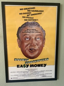 FRAMED VINTAGE 1983 ORIGINAL MOVIE POSTER-RODNEY DANGERFIELD