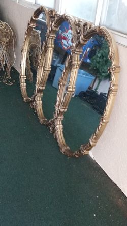 Rosia Ornate Gold Glam Venetian Full Length Hanging Wall Mirror