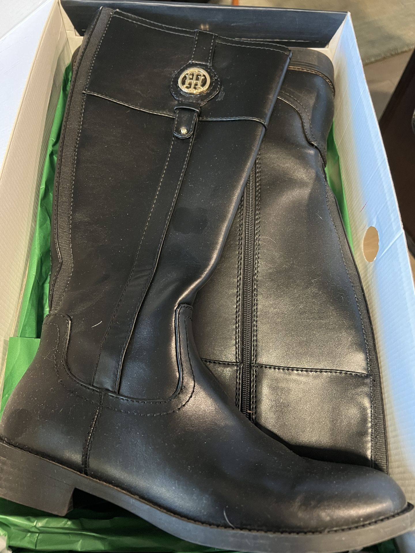 Tommy Hilfiger Riding Boots Women’s 9.5 M Black